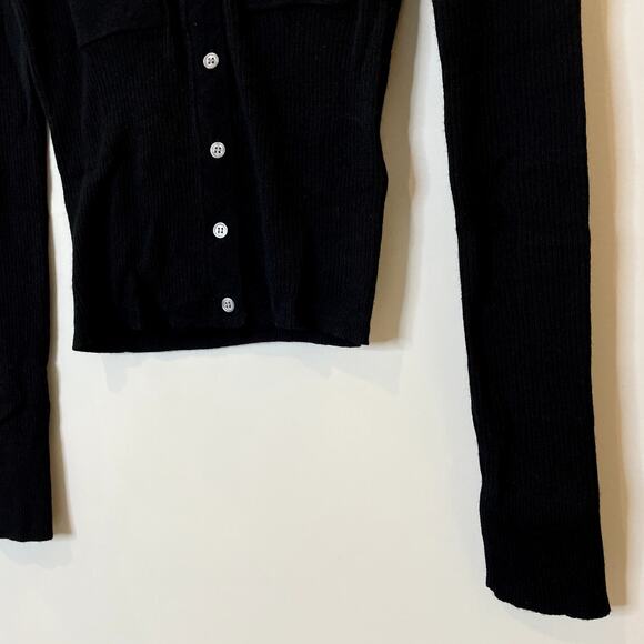 J.Crew Collared Button Up Sweater Merino Wool Blend Long Sleeves CK393 FLAW - Picture 6 of 13